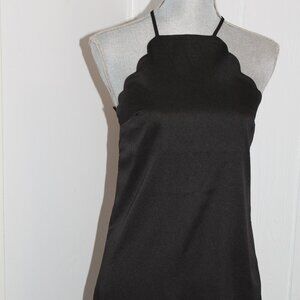 Lulu's Black Sleeveless Halter Dress